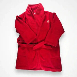 Please  Mum Red Fleece Robe